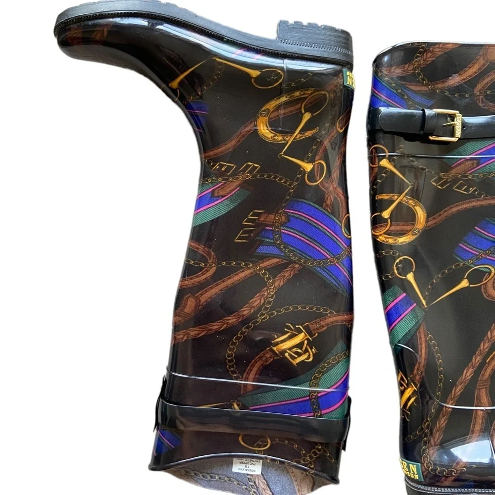 Ralph Lauren Rossalyn II Knee-High Rain Boots
